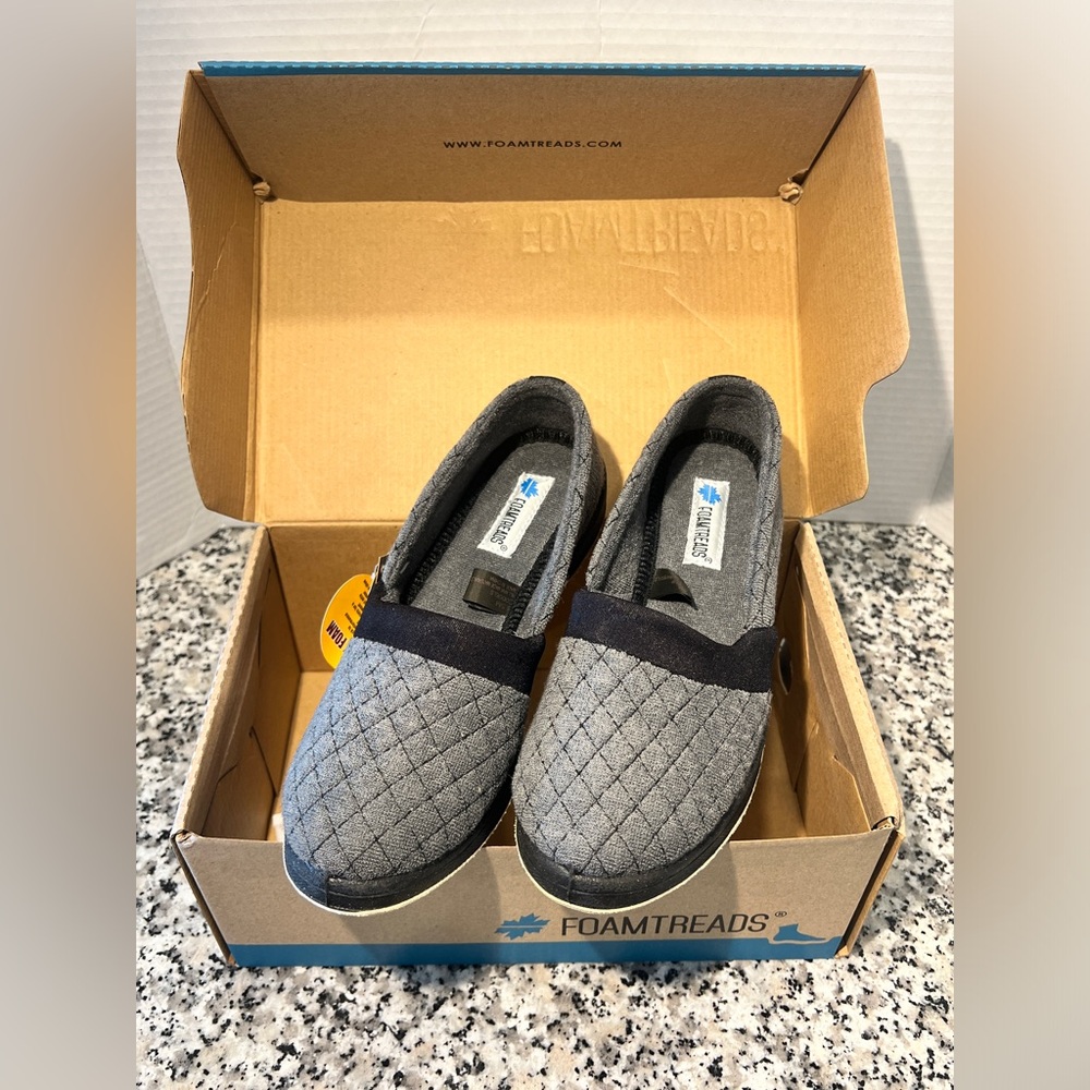 FOAMTREADS‎ Adult Female Coddels Slipper Gray Size 5